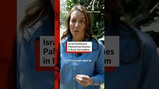 Israel bulldozes Palestinian homes in East Jerusalem. #Israel #Jerusalem #EastJerusalem #BBCNews